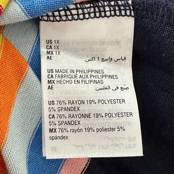 STYLE & CO Sporty Knit Top - 1X - Picture 9 of 9